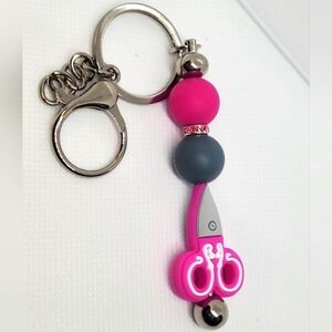 B2G1F 1pc Beaded Keychain, New